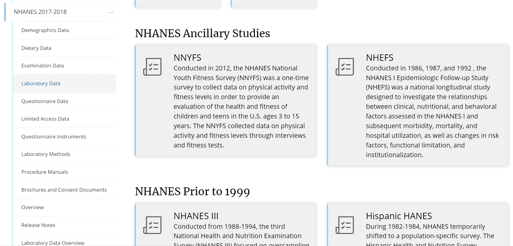 NHANES 2017-2018